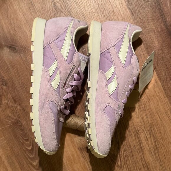 Reebok Classic leather pastel purple sneaker NWT OG 80's - Picture 5 of 9